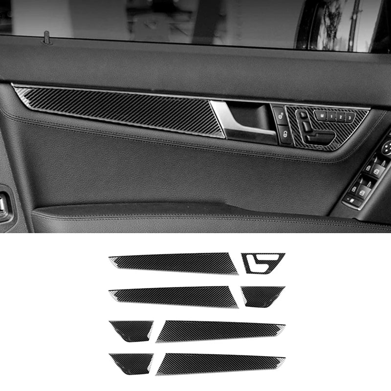 For Mercedes Benz C Class W204 C180 C200 C260 Car Carbon Fib