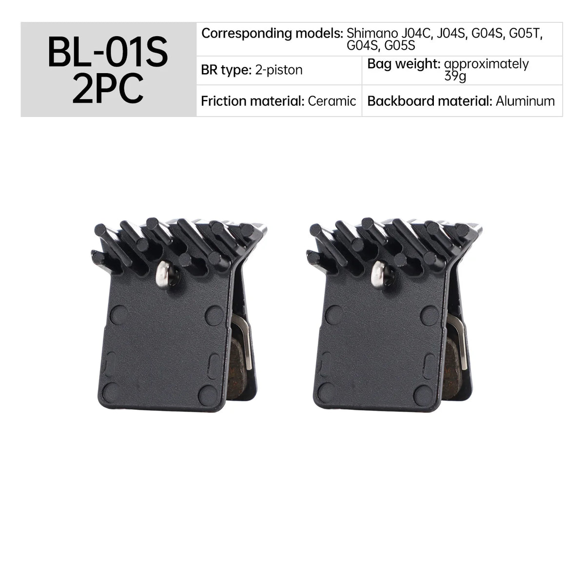 Shimano Compatible Metal Ceramic Disc Brake Pads for MTB Ebike Bike Front And Rear Cycling Accessories