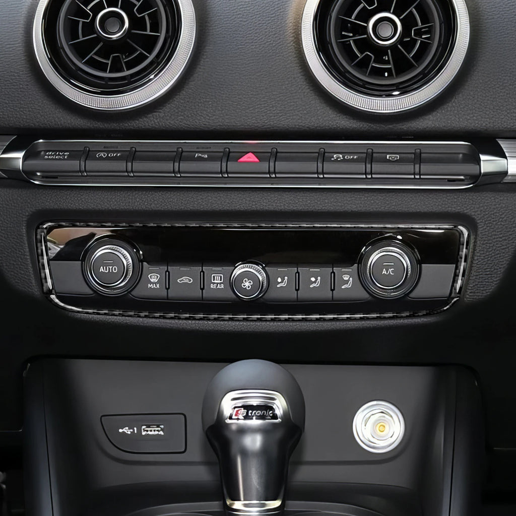 For Audi A3 S3 RS3 8V (2013-2020) Carbon Fiber Interior Stic