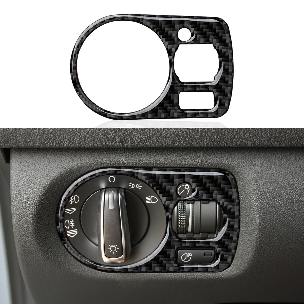 Car Center Console Gear Shift Panel Window Lift Carbon Fiber Interior Sticker For Audi A3 S3 RS3 (2003-2012) Trim Accessories