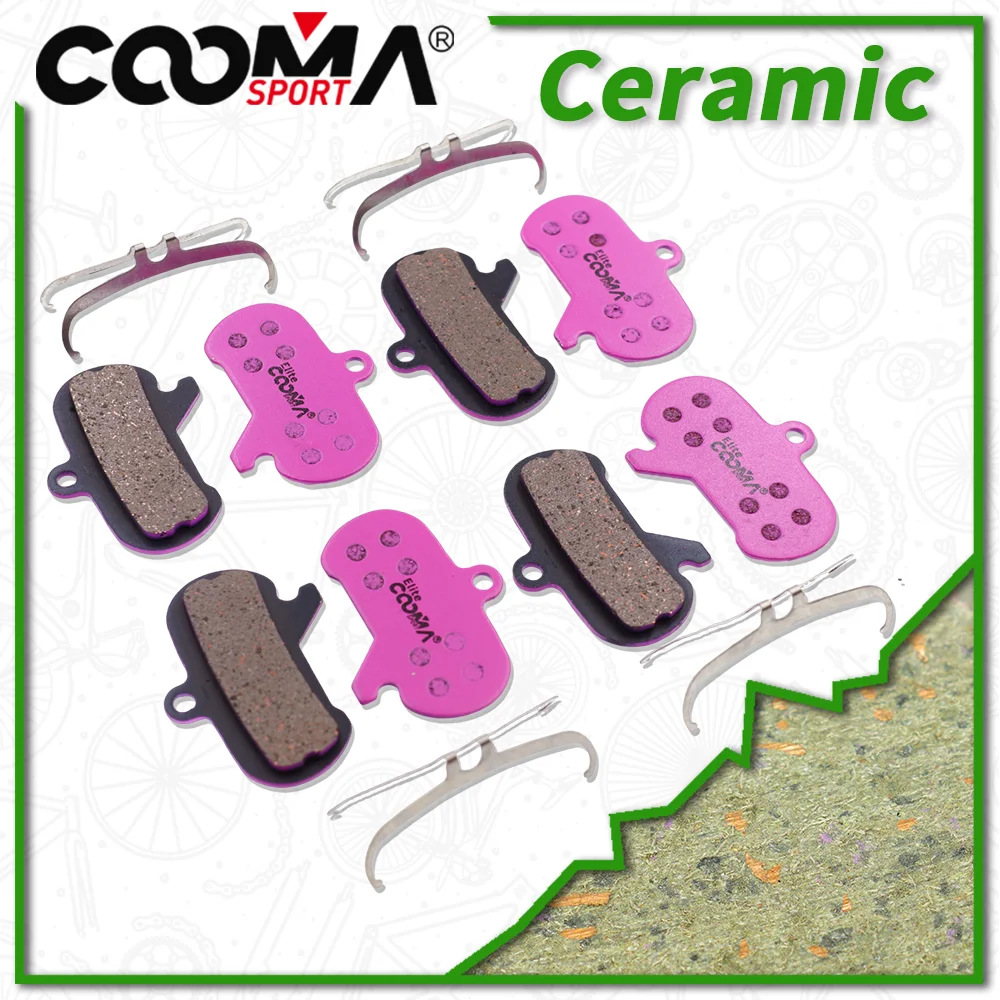 4 Pairs Ceramic Bicycle Disc Brake Pads for SRAM Maven All S