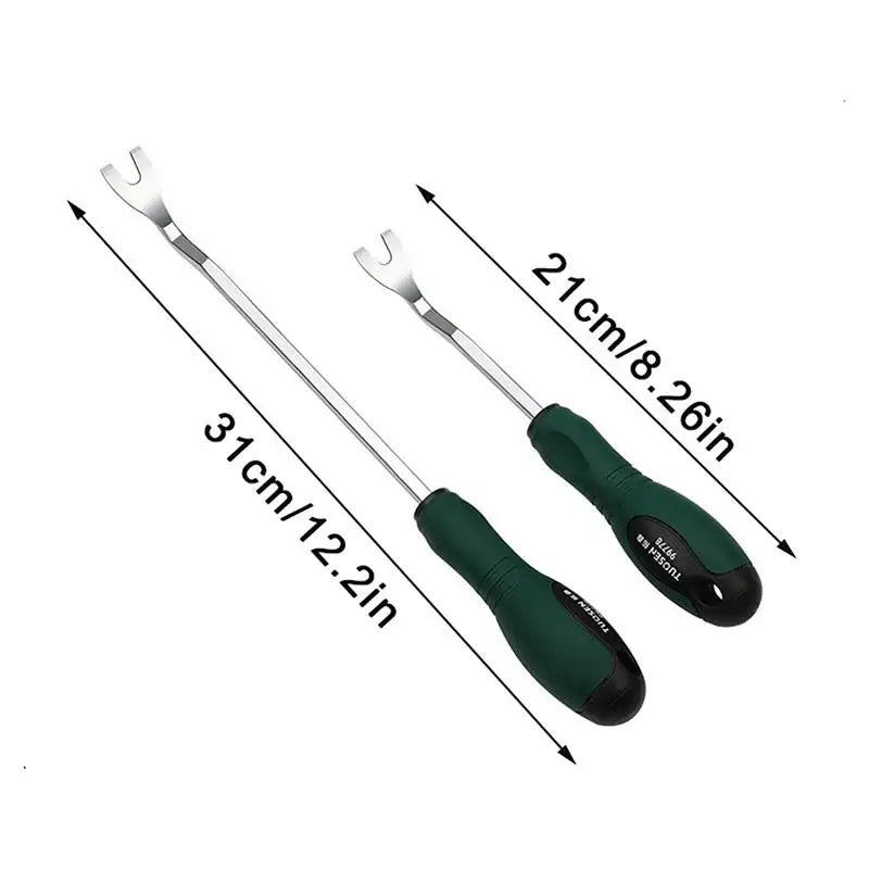 Auto Door Panel Clip Remover Tool Durable Steel Pry Bar Kit 