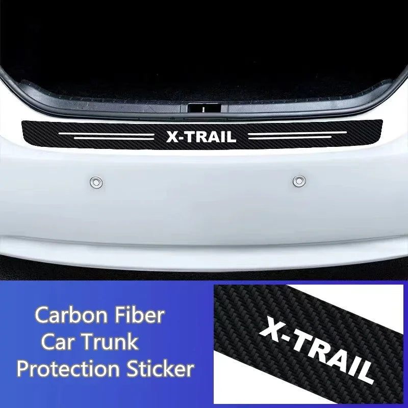 60X7CM Car Door Sill Side Anti Scratch Protector Strip Carbo