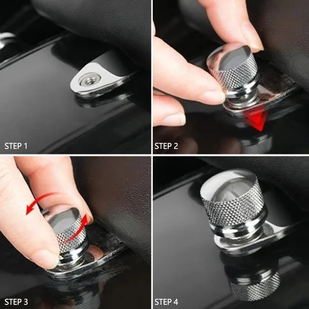 Quick Release Rear Fender Seat Bolt Nut Kit Motorcycle Mount