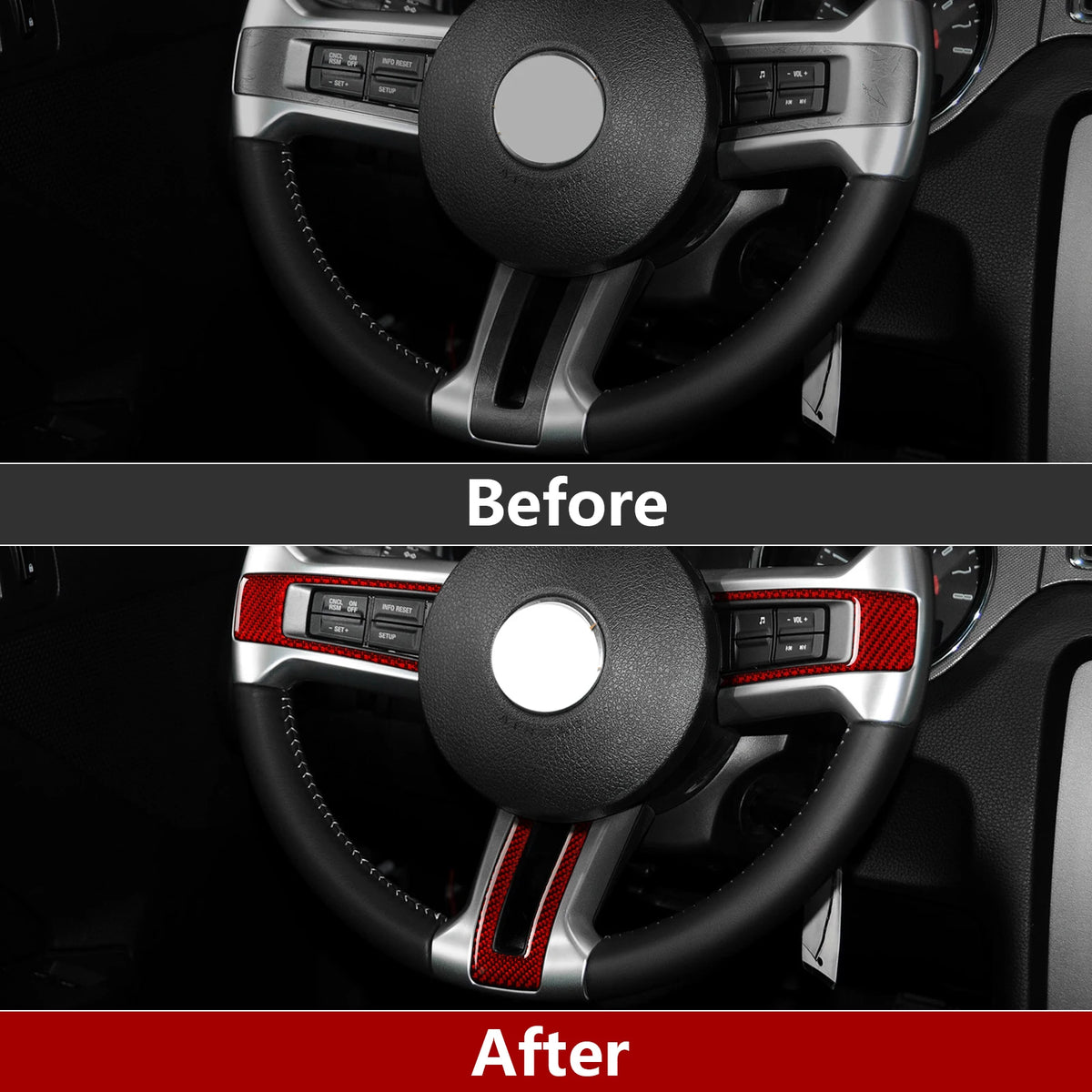 For Ford Mustang GT Shelby (2010-2014) Carbon Fiber Interior