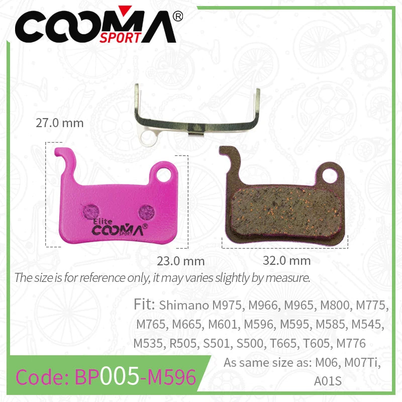 4 Pairs 8 PCS Ceramic Bicycle Brake Pads for SRAM Avid Shimano Magura Hayes Formula Hope ZOOM JAK Bike Caliper