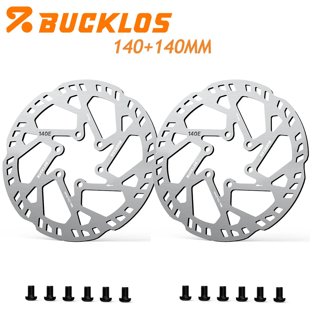 BUCKLOS 2.3MM E-Bike Brake Disc 220MM Electric Bicycle Rotor 140/160/180/203MM Dirt Bike Disc Brake Rotor For Surron Segway Tala
