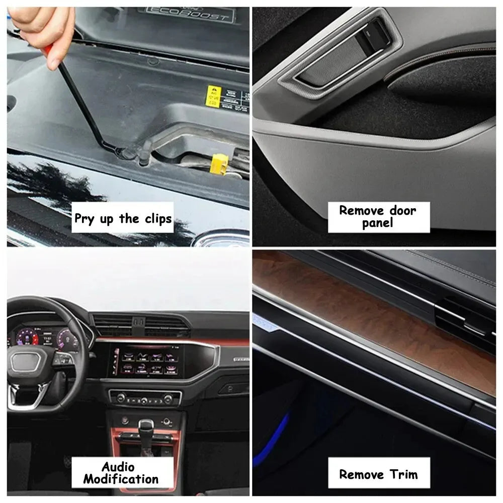 Auto Door Clip Panel Trim Removal Tools Kits Car Interior Di