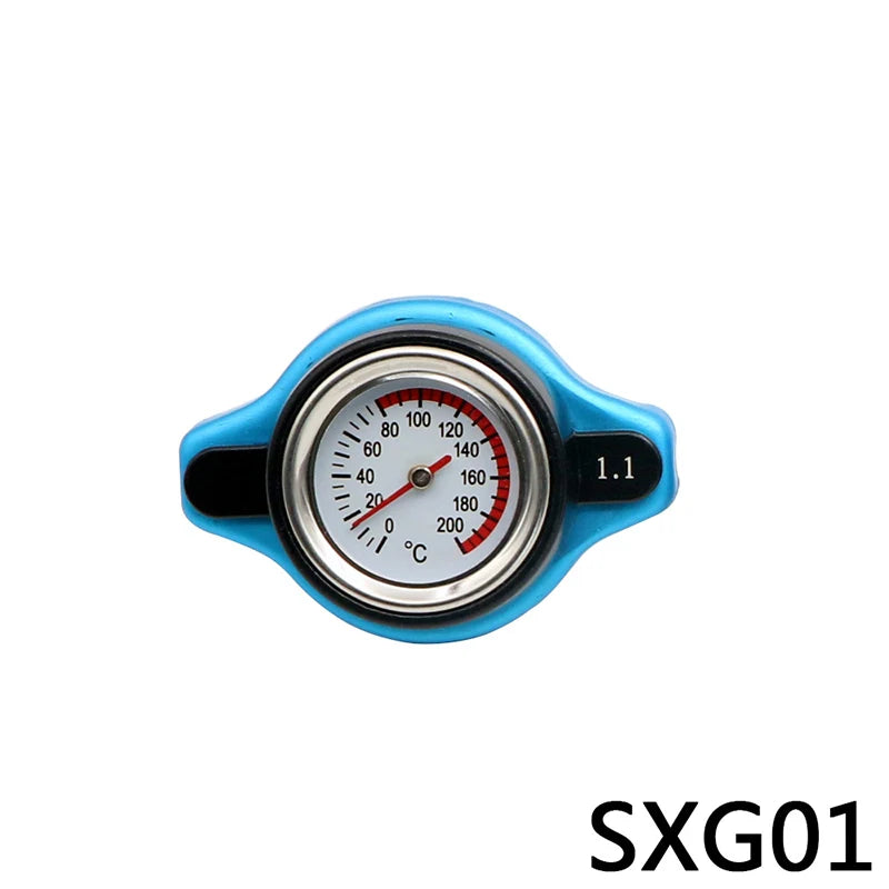 Car Motorcycle Refit Styling Thermo Radiator Cap Tank Cover 