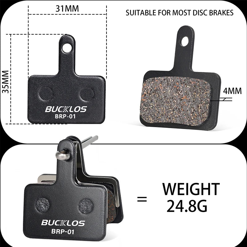 BUCKLOS CERAMIC Disc Brake Pads for Shimano B01S B03S B05S B