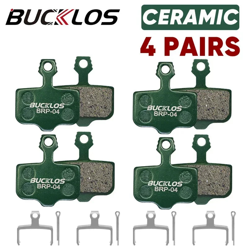 BUCKLOS B01S Brake Pads Bicycle Ceramic Disc Brake Pads for M9000 M9020 M975 M965 M9120 M8020 M8120 Cycling Brake Pad 2/4PC