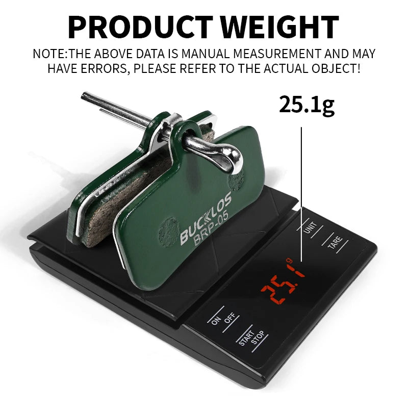 25 Pairs BUCKLOS BRP-05 Bike Disc Brake Pads Ceramic Resin B