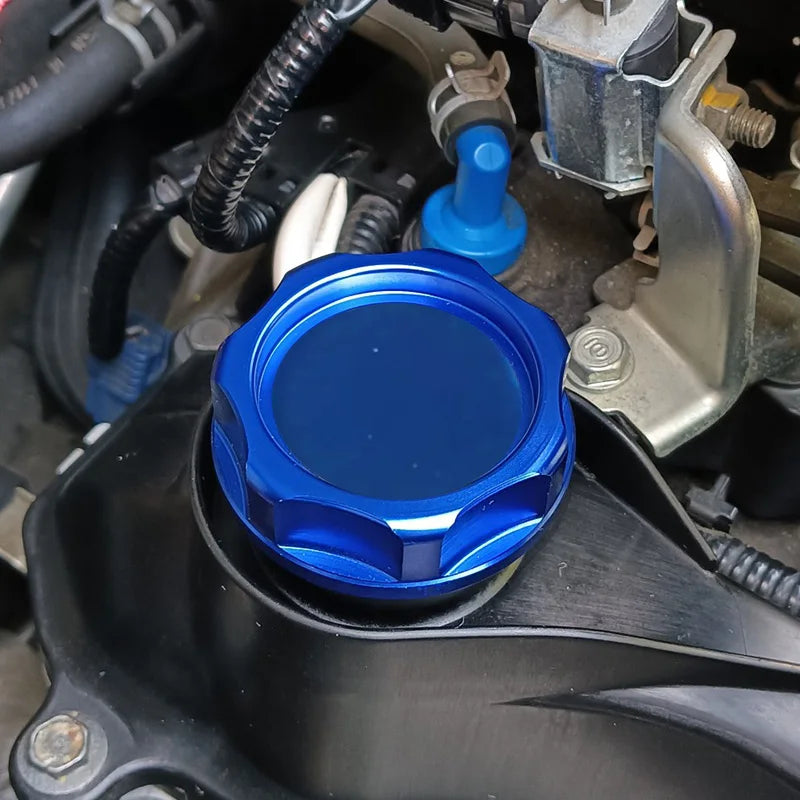 1Pc Car Engine Oil Cap Aluminum Radiator Fuel Filler Tank Co