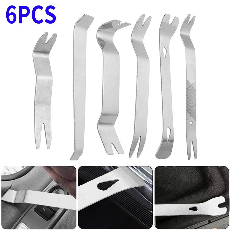 6Pcs Car Interior Trim Removal Tool Kit Auto Door Panel Audi