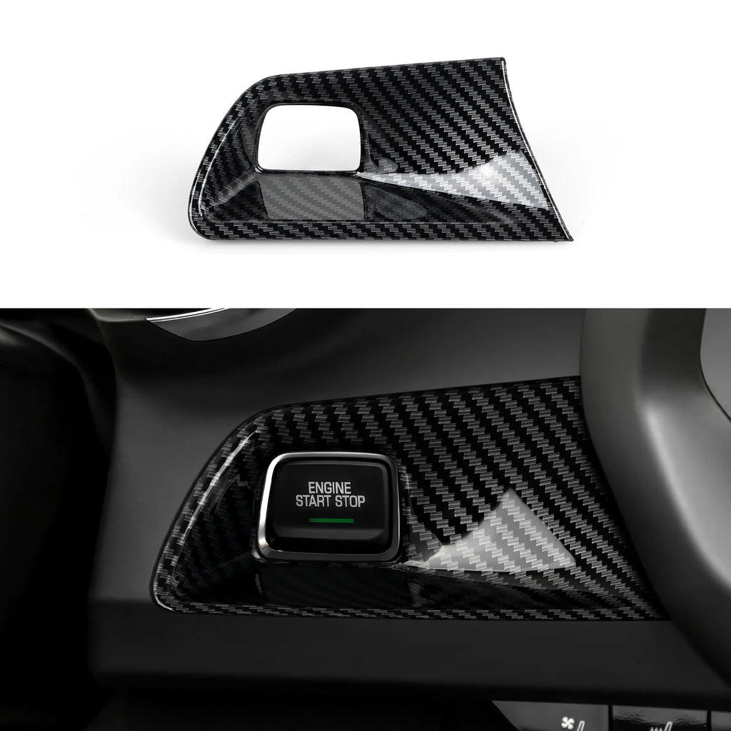 ABS Trim Car Steering Wheel Button Panel Cover Carbon Fiber Interior Sticker For Chevrolet Camaro ZL1 2016-2026 Accessories