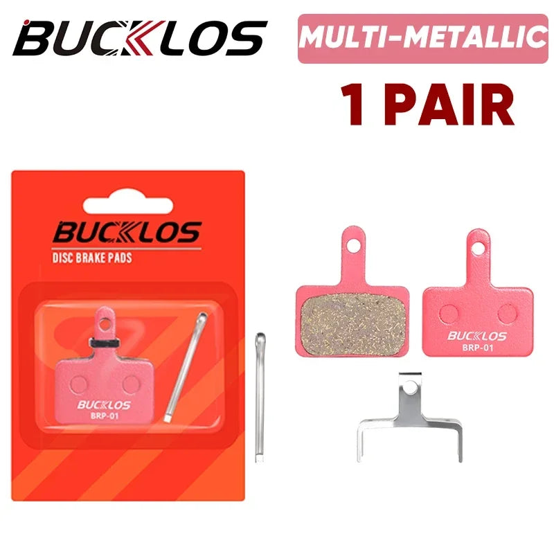 BUCKLOS Bicycle Hydraulic Disc Brake Pad Semi-Metal Ceramic MTB Bike Brake Pads for SHIMANO B01S MT200 SRAM AVID HAYES Magura