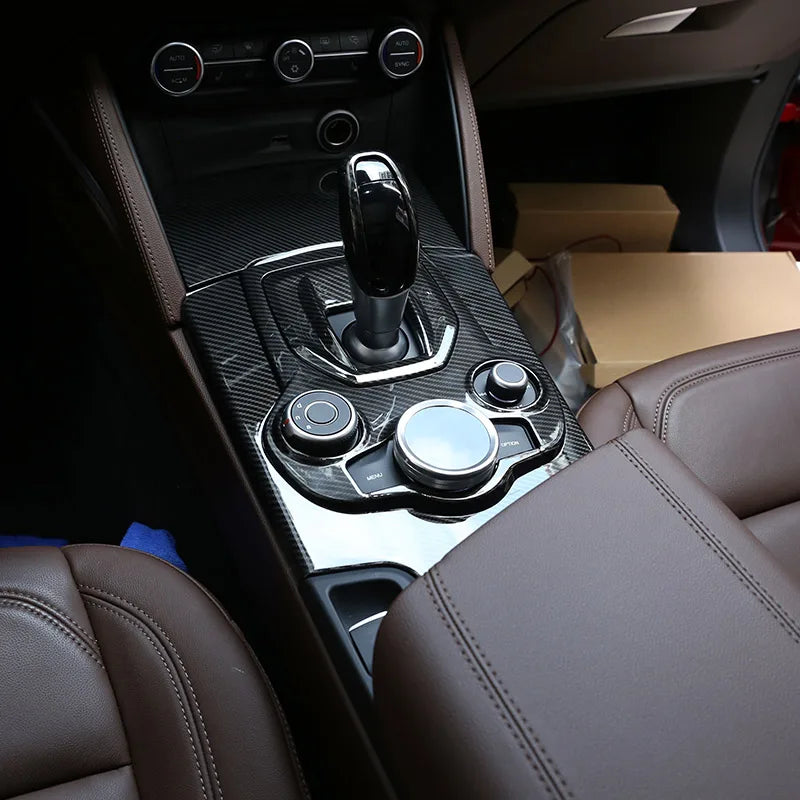 ABS Carbon Fiber For Alfa Romeo Stelvio 2017-2020 Car Interi