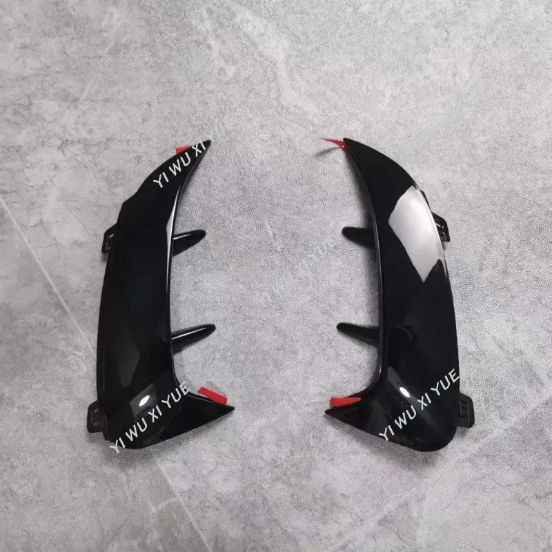 For Mercedes Benz A Class W177 Hatchback A180 A200 A220 A35 A45 AMG 2018-2023 Rear Bumper Canard Fins Rear Side Spoiler Trims