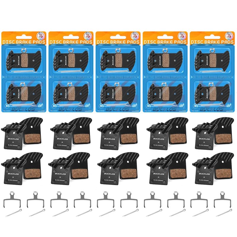 BUCKLOS Bike Brake Pads Fit NUTT Hydraulic Disc Brakes Ceramic Road Mountain Bicycle Brake Pad MTB Disc Brake Pads Cycling Parts