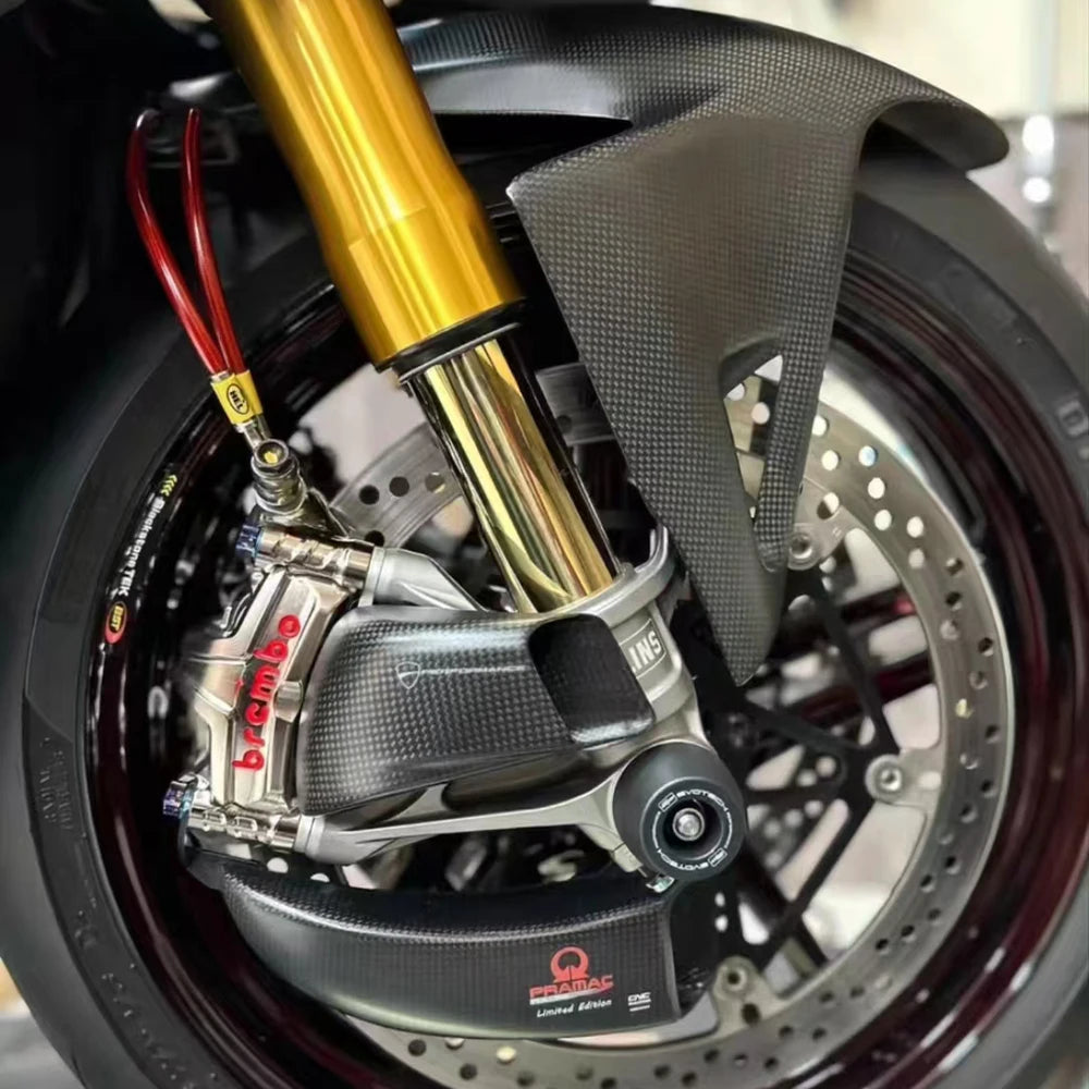 Carbon Fiber 100MM Motor Front Caliper Radiator Cover Air Du