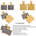 Motorcycle Ceramic Fiber Front Rear Brake Pads for KAWASAKI 