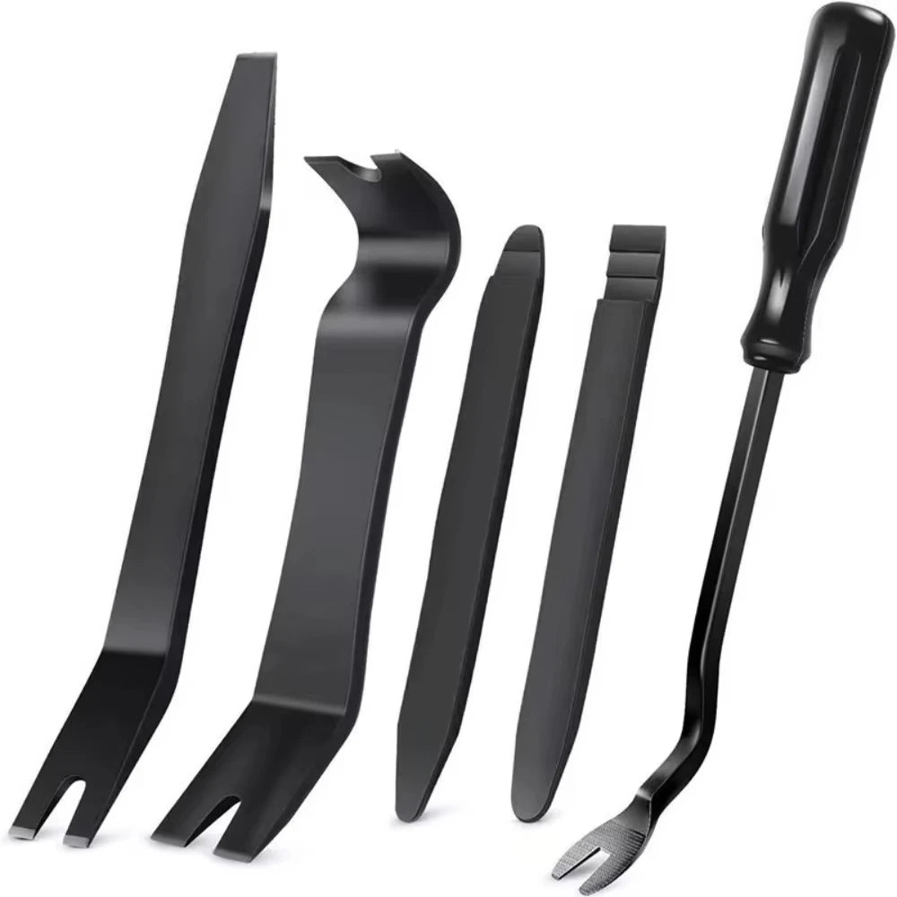 Auto Car Door Dash Radio Panel Trim Removal Pry Tool Kit Disassembly Repair Installer Interior Plastic Clip Conversion Hand Set