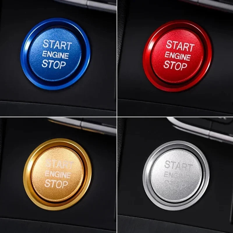 Car Ignition Key Ring Cover for Audi A4 A6 A5 Q5 Q7 Engine S