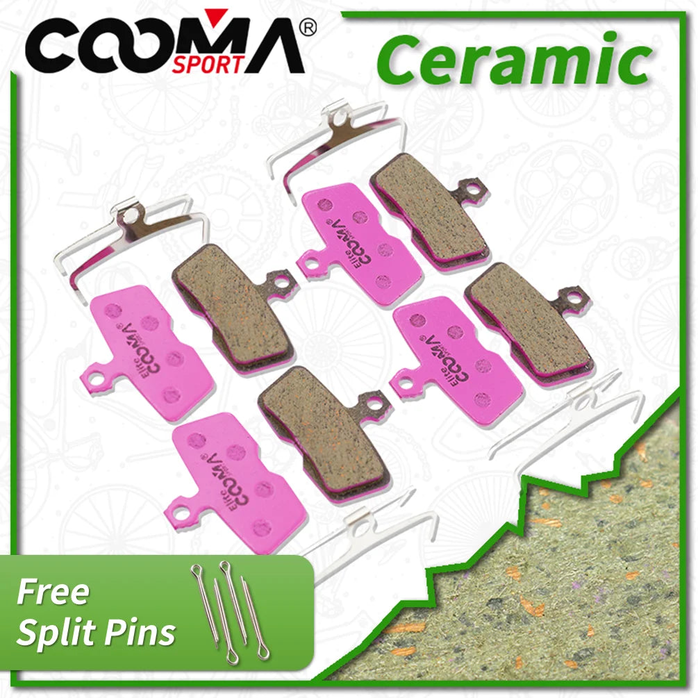 4 Pairs Ceramic Disc Brake Pads for AVID Code R SRAM Motive 