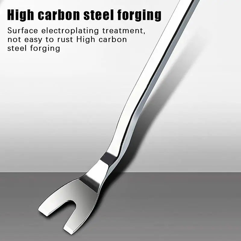 Auto Door Panel Clip Remover Tool Durable Steel Pry Bar Kit 