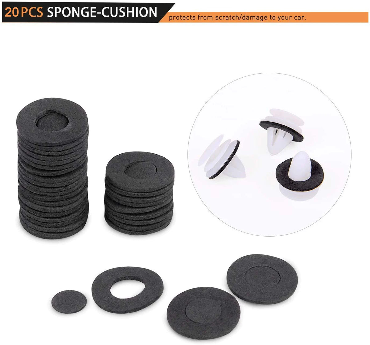 Car Mix Size Fastener Clips Tool Set Auto Body Push Retainer