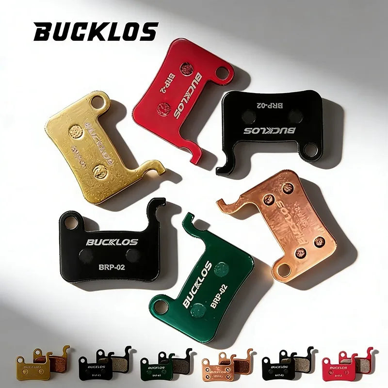BUCKLOS Bike Brake Pads Resin/Ceramic/Copper-Based/Sintered-