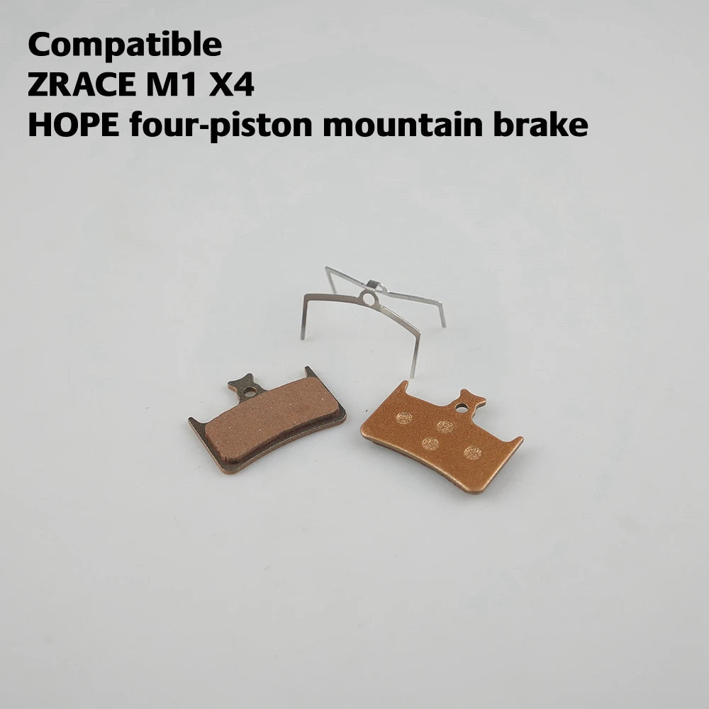 ZRACE M1/M2 X2/X4/XG/XG4 BR-002/BR-005 Brake Metal Pads Copper-Based Ceramic Pads Cooling Pads TCE-TECH with J02A/J03C/Hope