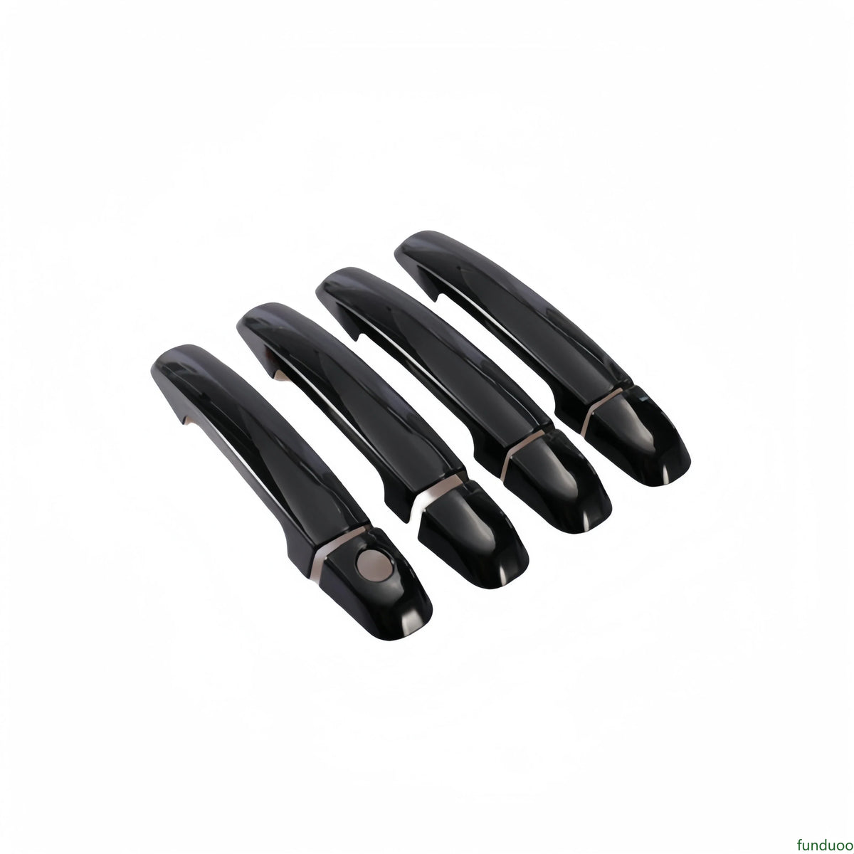 Glossy Black Carbon Fiber Car Door Handle Cover Trim Sticker