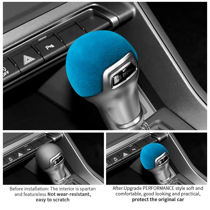 For Audi A3 Q2L S3 TT Sport Gear Shift Knob Boot Cover Trim 