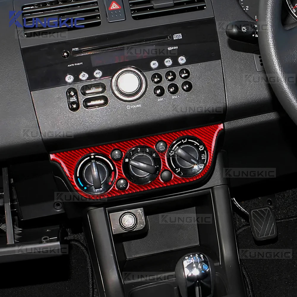 Real Soft Carbon Fiber Sticker For Suzuki Swift ZC31S 2005 2