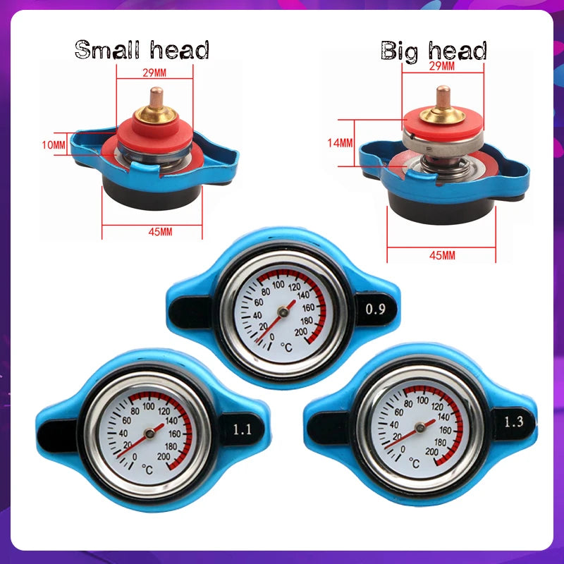 Racing Car Motorcycles Thermost Radiator Cap Cover Tank Cove