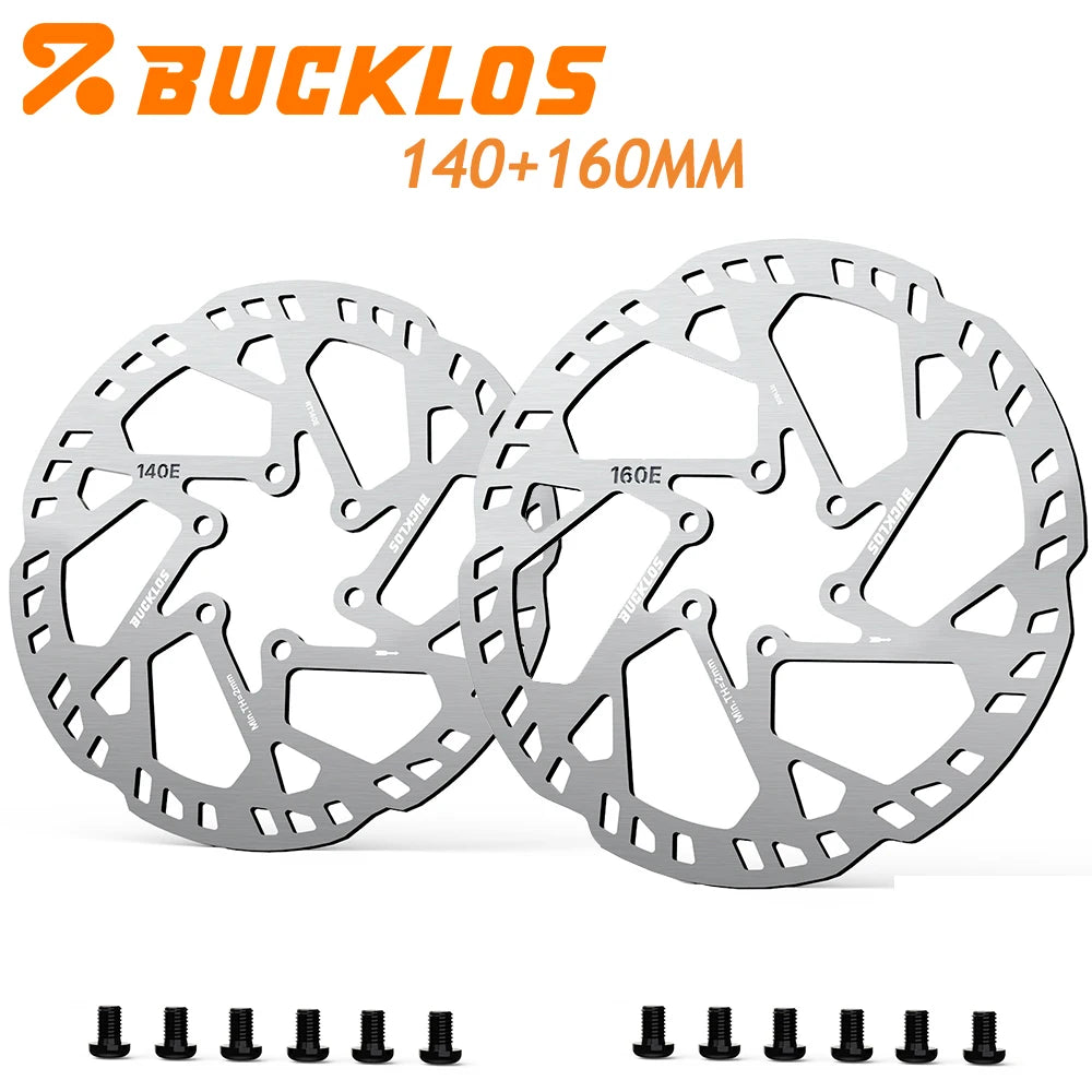 BUCKLOS 2.3MM E-Bike Brake Disc 220MM Electric Bicycle Rotor 140/160/180/203MM Dirt Bike Disc Brake Rotor For Surron Segway Tala