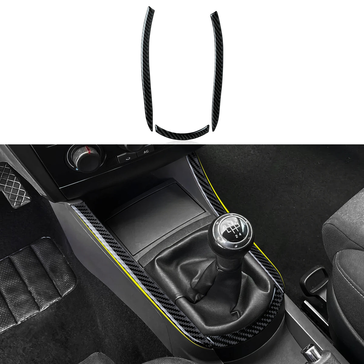 For SEAT Cordoba Ibiza 6L (2002-2009) Accessories. Carbon Fi
