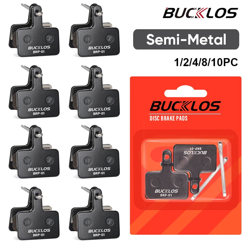 BUCKLOS Semi-Metal Brake Pads Mountain Bike Hydraulic Disc B