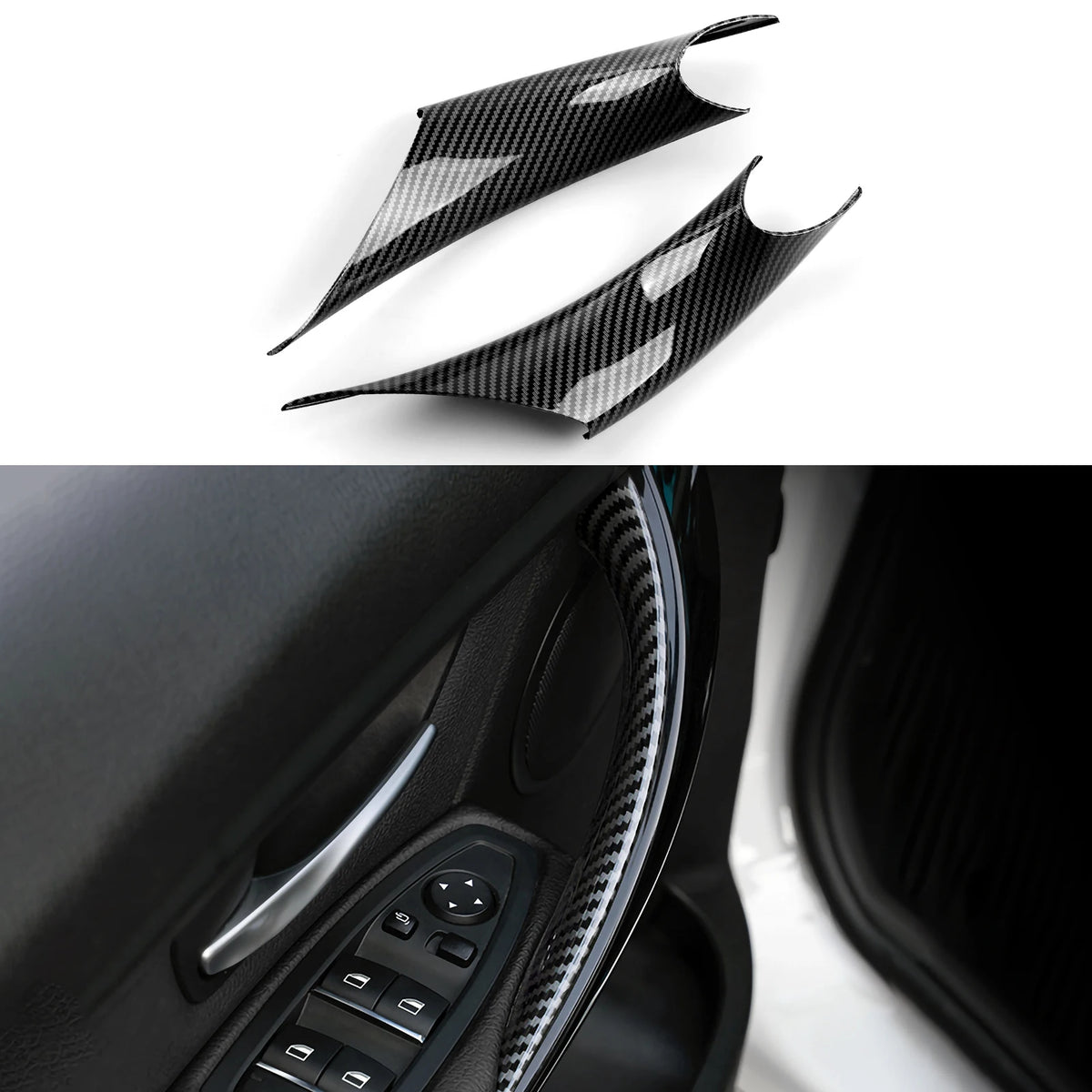 Car Center Console Dashboard Gear Shifter Panel For BMW F30 F31 F34 3GT F32 F33 F36 Trim Accessories Carbon Fiber ABS Sticker