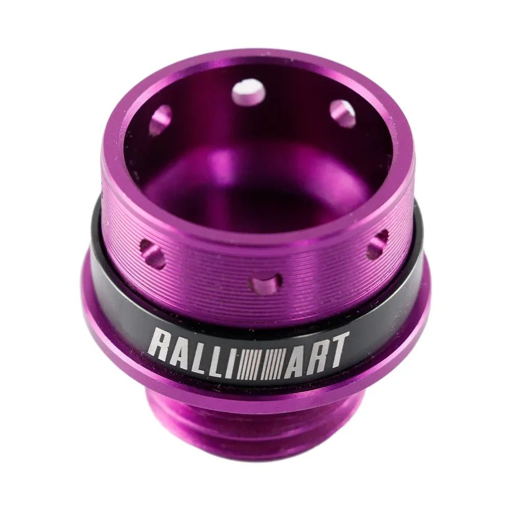 Ralli art Aluminum Engine Oil Tank Cover Cap For Mitsubishi Lancer 2008-2015
