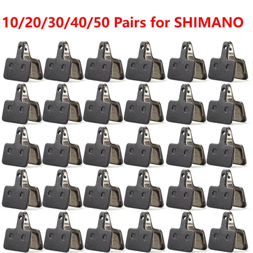 1-50 Set MTB Mountain Bike Metal Disc Brake Pads for SHIMANO