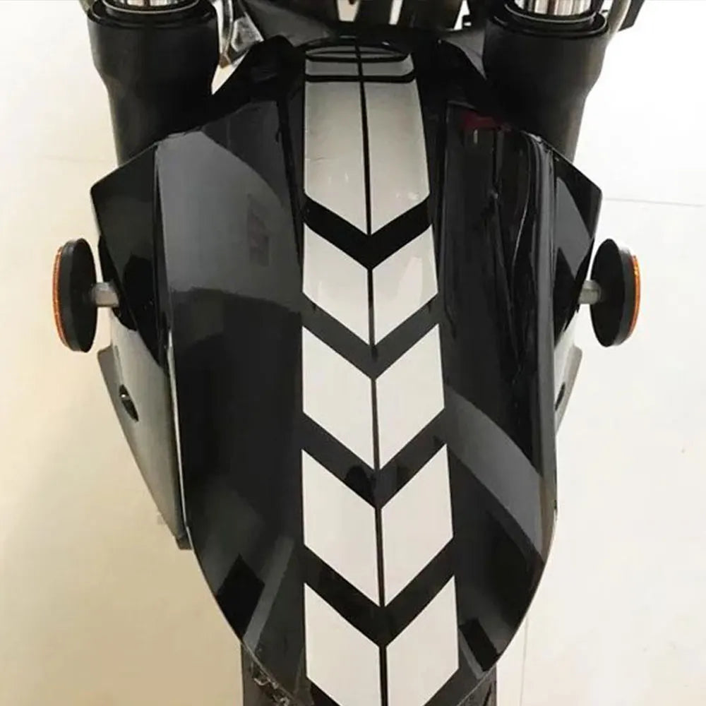 Motorcycle Arrow Stripe Stickers Fender Paste Universal Wate