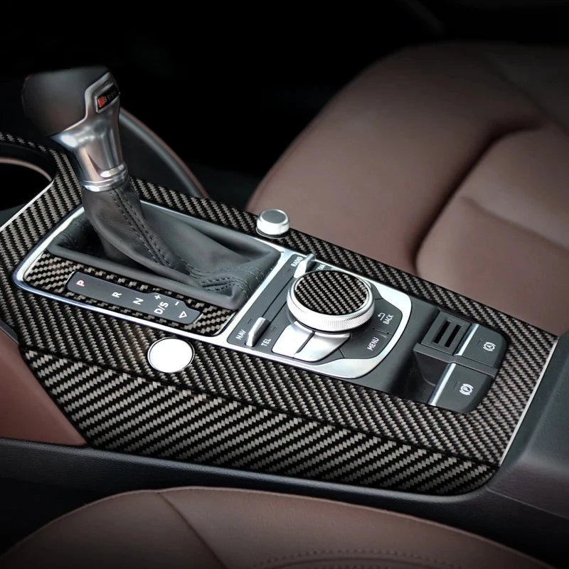 Carbon Fiber For Audi A3 8V S3 Car Interior Gearshift Air Co