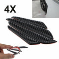 4x Anti-collision Trim Carbon Fiber Car Door Edge Guard Stri