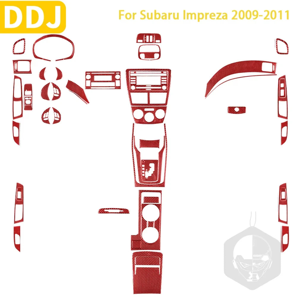 For Subaru Impreza 2009 2010 2011 Accessories Carbon Fiber C