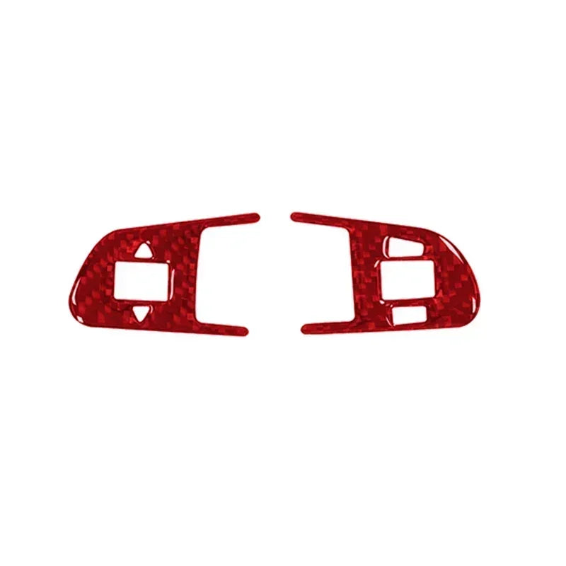 Real Carbon Fiber For Audi A4 B8 8K A6 C6 4F Q5 8R Q7 4L A3 Car Steering Wheel Ring Trim Sticker Cover Auto Accessories