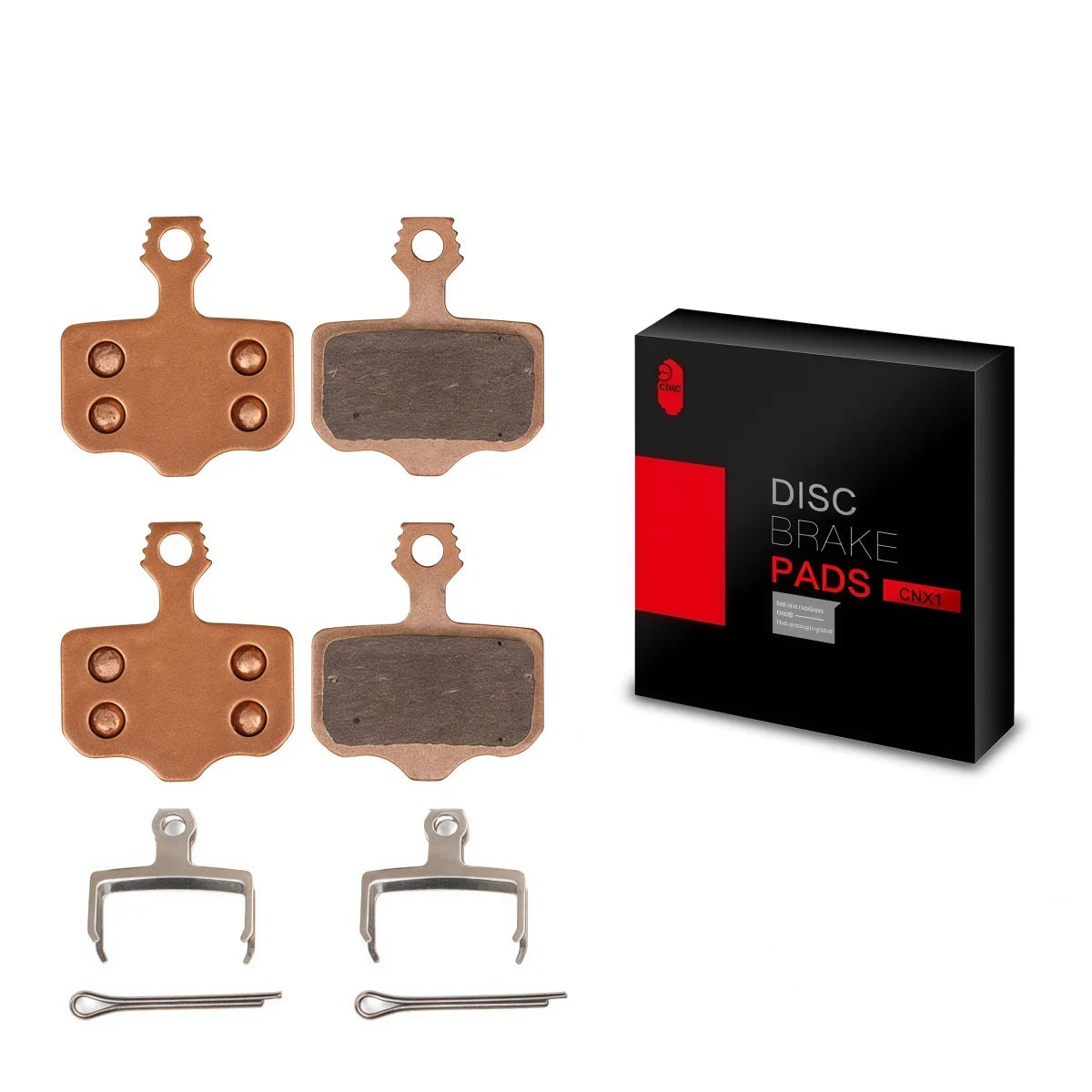 SUNTNUR Sintered/Ceramic/Resin MTB Brake Pads - 2 Pair For A