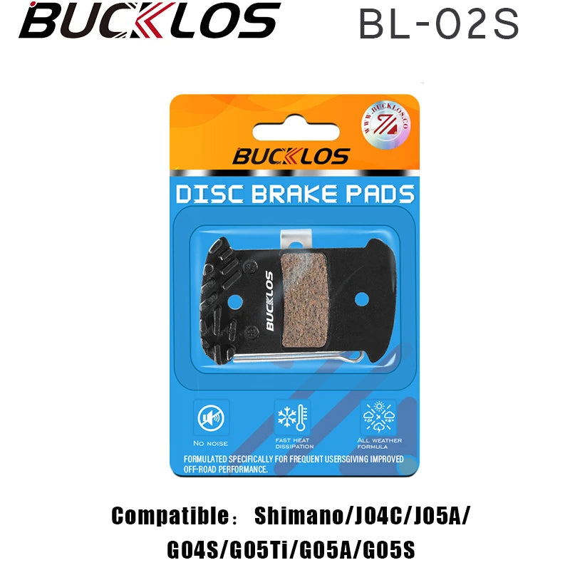 BUCKLOS Bicycle Disc Brake Pad Ceramic Bike Hydraulic Brakes Pads Road MTB Brake Pad for Shimano L05A J04C J05A H03A N03A NUTT