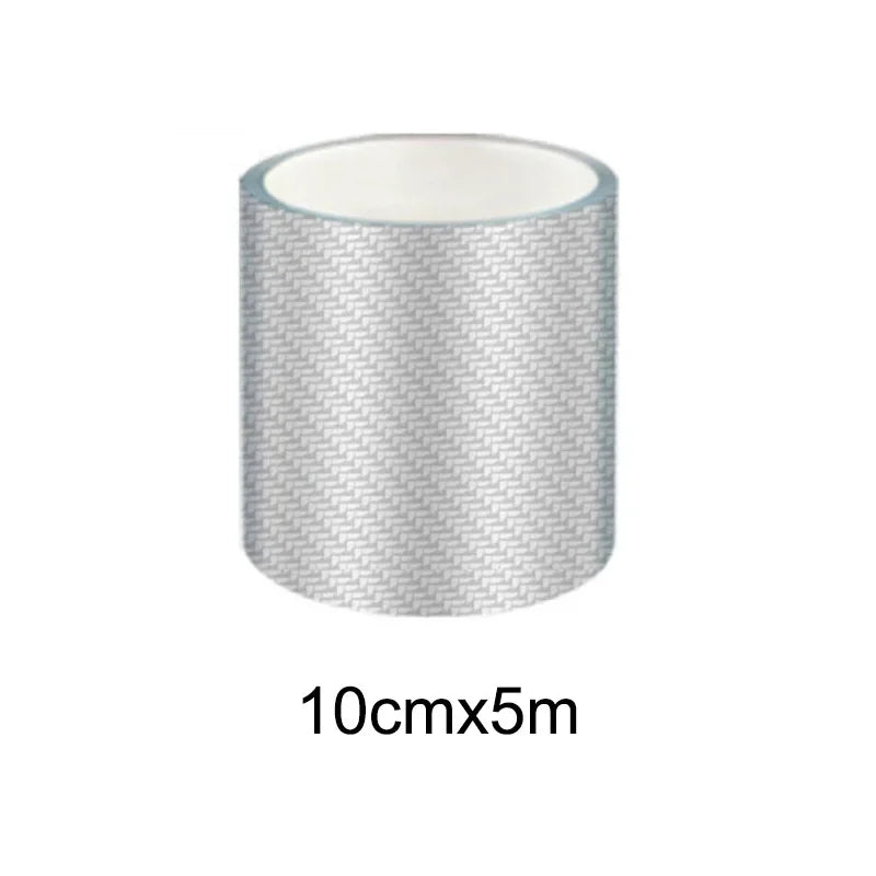 Transparent Carbon Fiber Car Threshold Portector Moulding Strip Trim Bumper Strip Door Sill Film Anti Scratch Guards Car Sticker